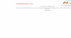 Desktop Screenshot of matureebonyporn.com